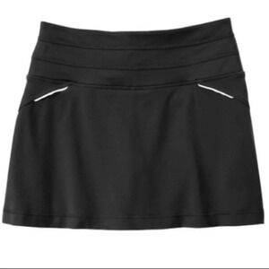 Athleta Black Relay Skort Athletic Skort‎ Reflective Tennis Pickleball Pickle